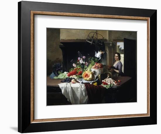 Preparations for Dinner-David Emil Joseph de Noter-Framed Giclee Print