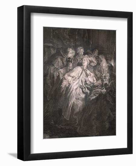 Preparations for Masked Ball-Francois Boucher-Framed Giclee Print