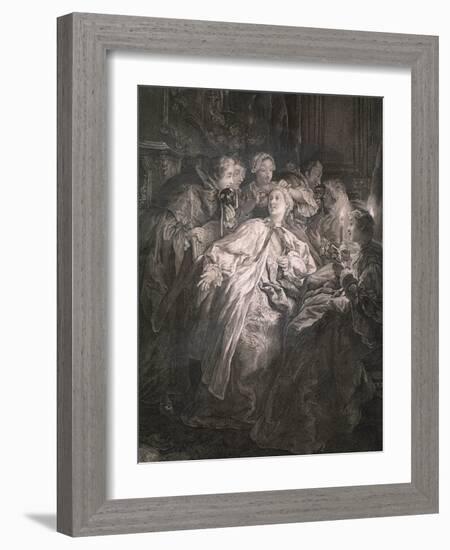 Preparations for Masked Ball-Francois Boucher-Framed Giclee Print