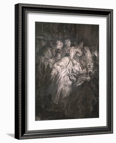 Preparations for Masked Ball-Francois Boucher-Framed Giclee Print