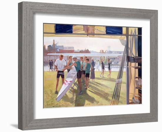 Preparations (Oil on Canvas)-Timothy Easton-Framed Giclee Print