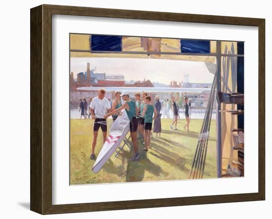 Preparations (Oil on Canvas)-Timothy Easton-Framed Giclee Print