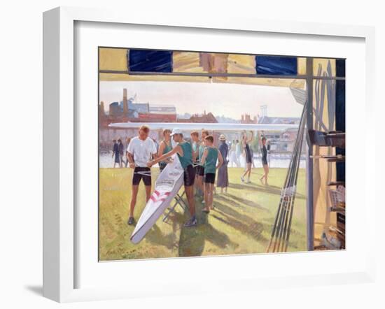 Preparations (Oil on Canvas)-Timothy Easton-Framed Giclee Print