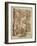 Preparatory Drawing For Plate Number VIII of the Carceri Al'Invenzione Series-Giovanni Battista Piranesi-Framed Giclee Print