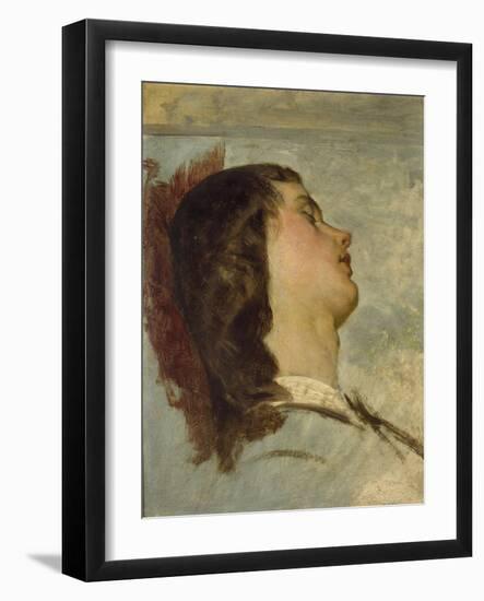 Preparatory Study for the Travelling Companions, C.1862-Augustus Leopold Egg-Framed Giclee Print