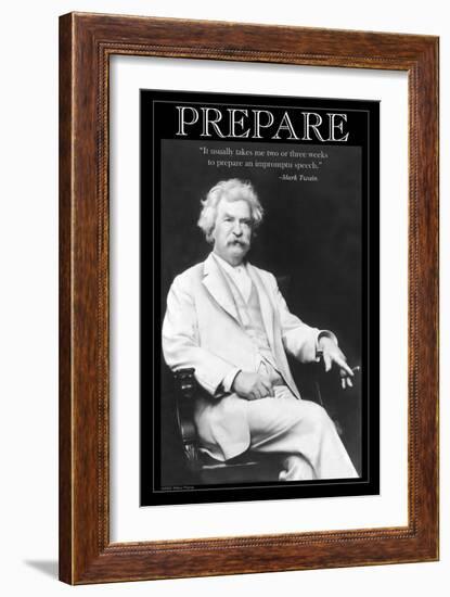 Prepare--Framed Art Print