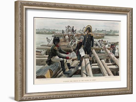 Prepares to Cross the Danube-F de Myrbach-Framed Art Print