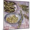 Preparing Broad Beans-Felicity House-Mounted Giclee Print