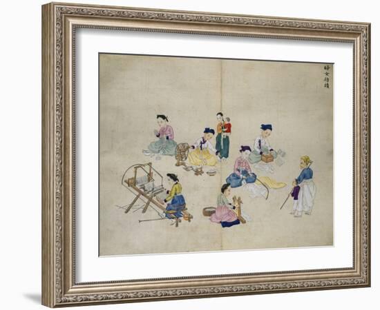 Preparing Cloth-Kim Junkeun-Framed Giclee Print