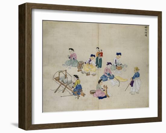 Preparing Cloth-Kim Junkeun-Framed Giclee Print