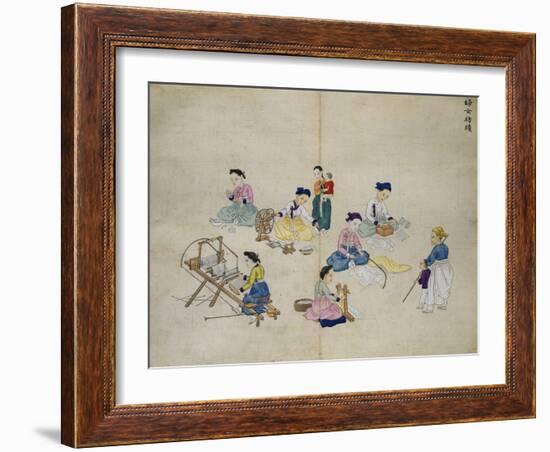 Preparing Cloth-Kim Junkeun-Framed Giclee Print