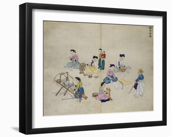 Preparing Cloth-Kim Junkeun-Framed Giclee Print