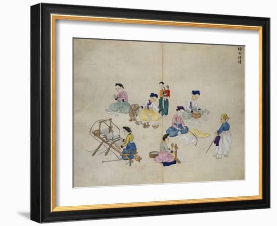 Preparing Cloth-Kim Junkeun-Framed Giclee Print