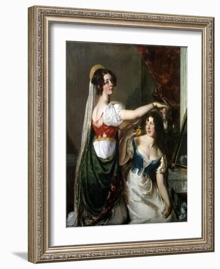 Preparing for a Fancy Dress Ball, 1833-William Etty-Framed Giclee Print