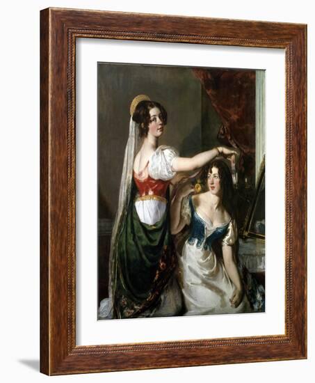 Preparing for a Fancy Dress Ball, 1833-William Etty-Framed Giclee Print