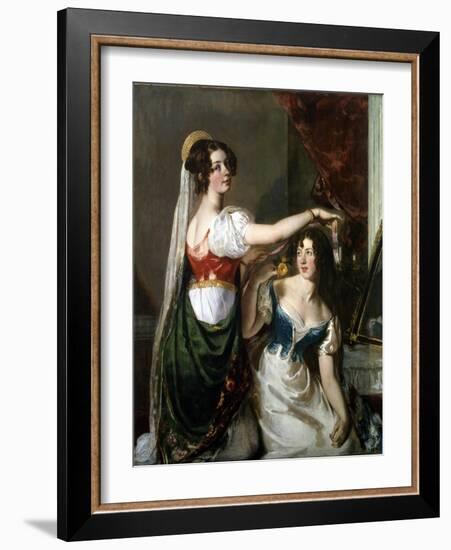 Preparing for a Fancy Dress Ball, 1833-William Etty-Framed Giclee Print