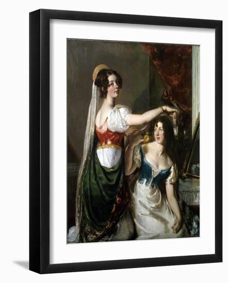 Preparing for a Fancy Dress Ball, 1833-William Etty-Framed Giclee Print