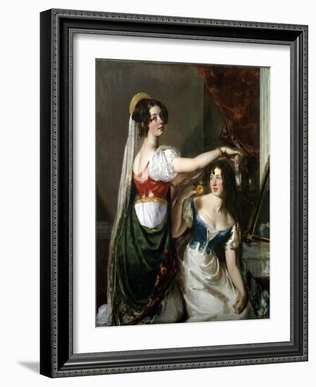 Preparing for a Fancy Dress Ball, 1833-William Etty-Framed Giclee Print