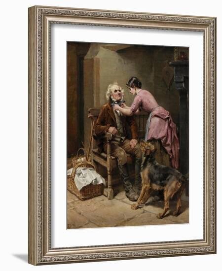 Preparing for Market, 1888-Ralph Hedley-Framed Giclee Print