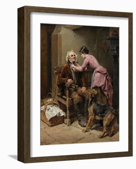 Preparing for Market, 1888-Ralph Hedley-Framed Giclee Print