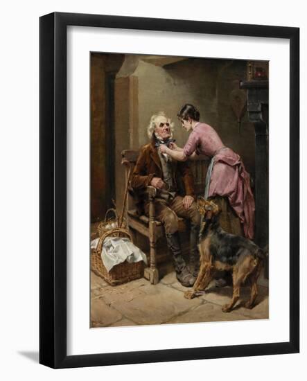 Preparing for Market, 1888-Ralph Hedley-Framed Giclee Print