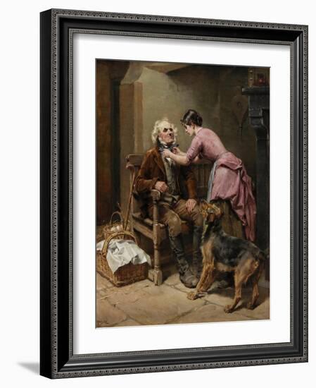 Preparing for Market, 1888-Ralph Hedley-Framed Giclee Print