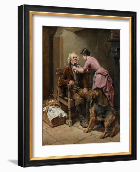 Preparing for Market, 1888-Ralph Hedley-Framed Giclee Print