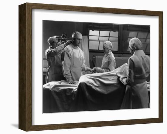 Preparing for Surgery-null-Framed Photo