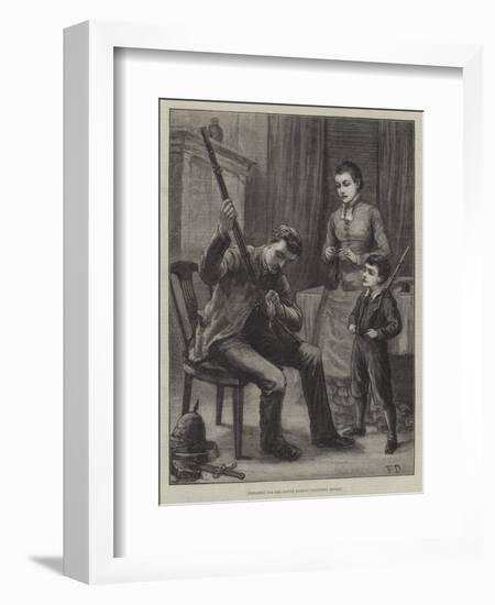 Preparing for the Easter Monday Volunteer Review-Frank Dadd-Framed Giclee Print