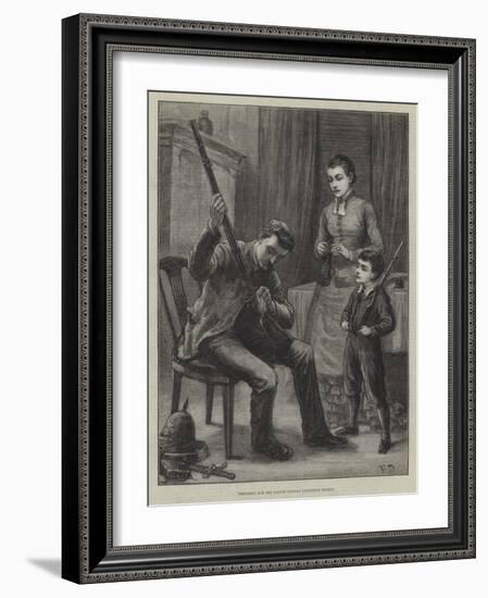 Preparing for the Easter Monday Volunteer Review-Frank Dadd-Framed Giclee Print