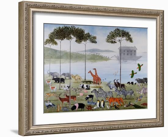 Preparing for the Flood, 2012-Rebecca Campbell-Framed Giclee Print