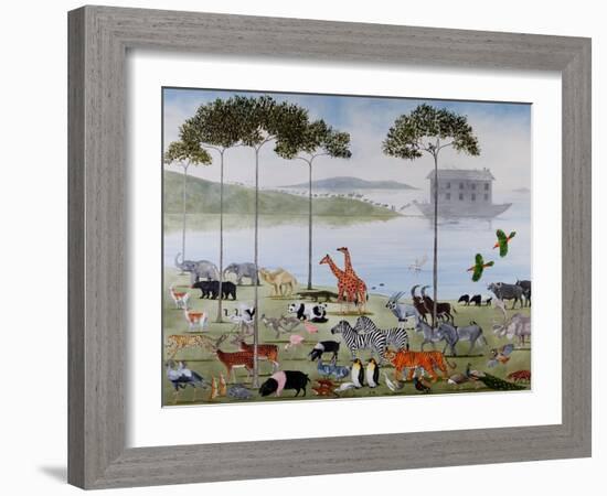 Preparing for the Flood, 2012-Rebecca Campbell-Framed Giclee Print