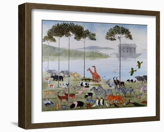 Preparing for the Flood, 2012-Rebecca Campbell-Framed Giclee Print