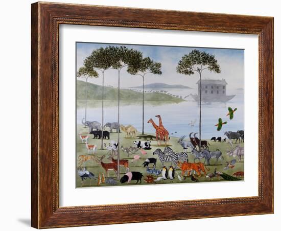 Preparing for the Flood, 2012-Rebecca Campbell-Framed Giclee Print