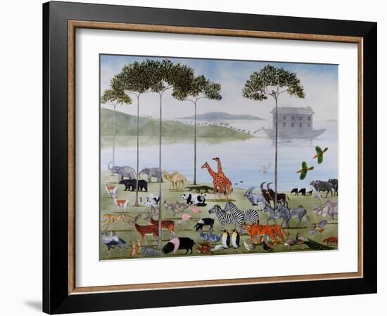 Preparing for the Flood, 2012-Rebecca Campbell-Framed Giclee Print