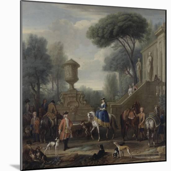 Preparing for the Hunt, C.1740-50-John Wootton-Mounted Giclee Print