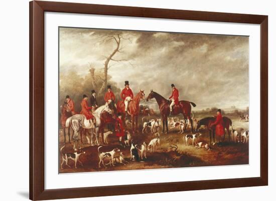 Preparing for the Hunt-John Ferneley-Framed Giclee Print