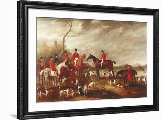 Preparing for the Hunt-John Ferneley-Framed Giclee Print