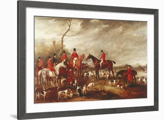 Preparing for the Hunt-John Ferneley-Framed Giclee Print