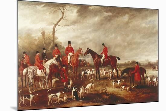 Preparing for the Hunt-John Ferneley-Mounted Giclee Print