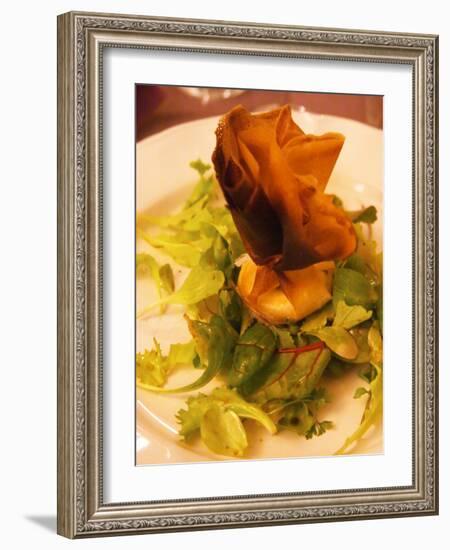 Preparing French Goat Cheese, Clos Des Iles, Le Brusc, Cote d'Azur, Var, France-Per Karlsson-Framed Photographic Print