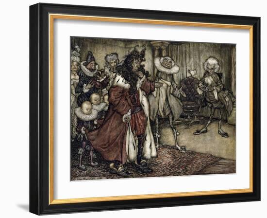 Preparing the King-Arthur Rackham-Framed Giclee Print