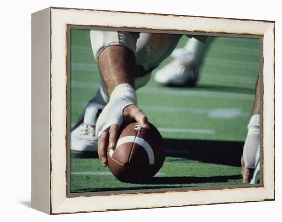 Preparing to Hike the Ball-null-Framed Premier Image Canvas
