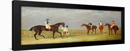 Preparing to Start for the Doncaster Gold Cup, 1825, with Mr. Whitaker's "Lottery"-John Frederick Herring I-Framed Giclee Print