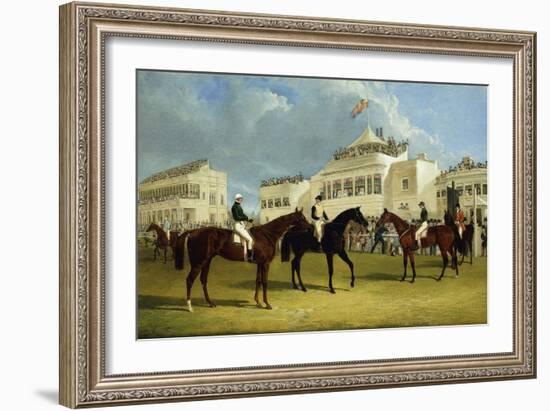 Preparing to Start for the Emperor of Russia's Cup at Ascot, 1845-John Frederick Herring I-Framed Giclee Print