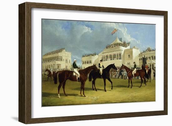 Preparing to Start for the Emperor of Russia's Cup at Ascot, 1845-John Frederick Herring I-Framed Giclee Print