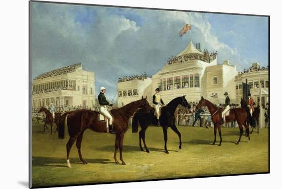 Preparing to Start for the Emperor of Russia's Cup at Ascot, 1845-John Frederick Herring I-Mounted Giclee Print