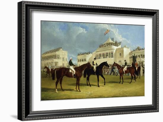 Preparing to Start for the Emperor of Russia's Cup at Ascot, 1845-John Frederick Herring I-Framed Giclee Print