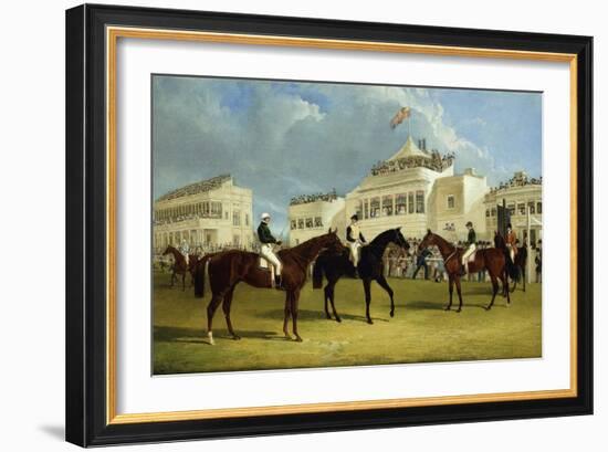 Preparing to Start for the Emperor of Russia's Cup at Ascot, 1845-John Frederick Herring I-Framed Giclee Print