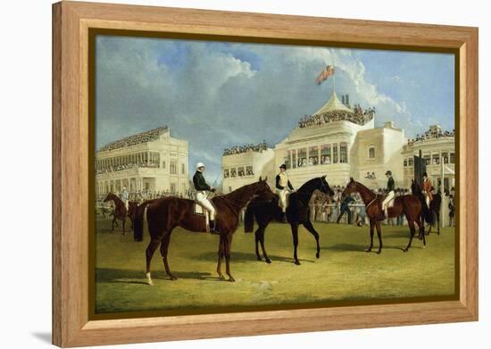 Preparing to Start for the Emperor of Russia's Cup at Ascot, 1845-John Frederick Herring I-Framed Premier Image Canvas